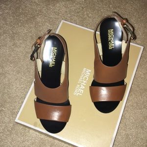 Brand New! Michael Kors Leather heels